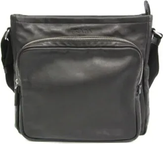 Prada Vintage, unisex, Zwart, ONE Size, Leer, Pre-owned Leather prada-bags
