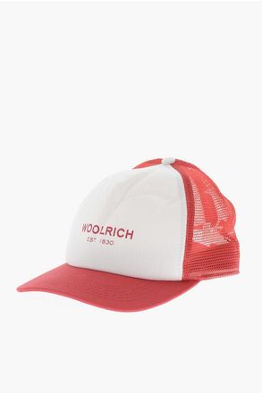 Woolrich Cotton and Mesh Two-Tone Baseball Cap size One Size