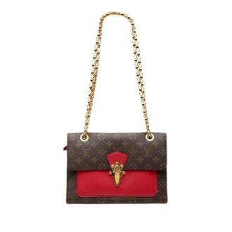 Louis Vuitton Pre-owned Victoire Cross Body Bag - Dames - Pre-owned - Bruin - Maat: ONE Size Zijde