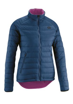 Gonso Fahrradjacke GONSO SORIO, Damen, Gr. 40, blau (dunkelblau), 100% Polyamid, Jacken Fahrradjacke, Damen Primaloft-Jacke, warme und atmungsaktive Wendeja