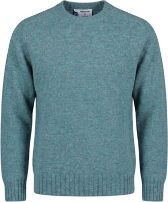 Sebago Gilead Sweater - Heren - Ronde hals truien - Blauw - L - Wol - Truien & Vesten