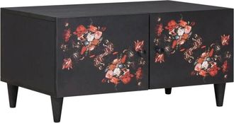 vidaXL Coffee Table Multicolour 80 x 50 x 40 cm Solid Mango Wood vidaXL