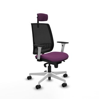 Piqueras y Crespo Silla Ergon&oacute;mica Piqueras Y Crespo Alares Blanco Soporte Lumbar Ajustable