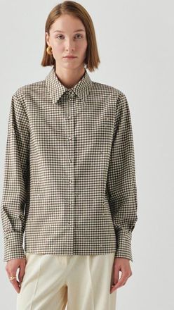 Exquise Jamie Plaid Shirt in Brown at Nordstrom, Size X-Small