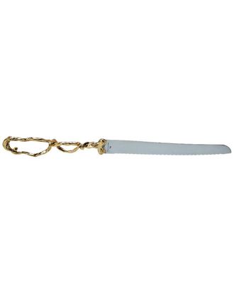Michael Aram Wisteria Gold Bread Knife