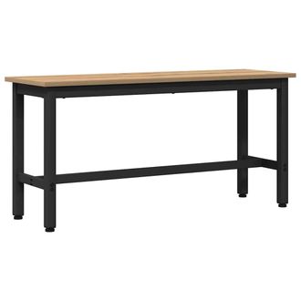 vidaXL Banca De Comedor Roble Artesanal 100 X 32,5 X 48,5 Cm Vidaxl