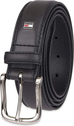 Tommy Hilfiger Casual Jeans Belt Boy Belt, Black Logo, 44