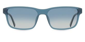 Timberland TB00051 Polarized 91D Mens Sunglasses Blue Size 57