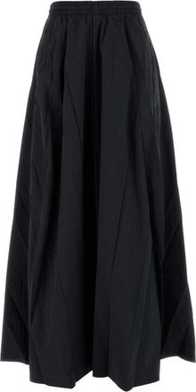 Balenciaga Black Slate Tech Fabric Skirt