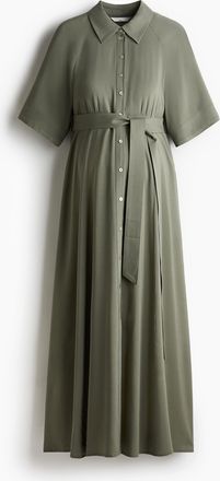 H&M MAMA Before & After Blusenkleid - Green