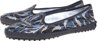 Tod's Sneakers Gommino a fiori - Nero