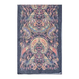 Etro Etro, Silky Scarves, female, Multicolor, Size: ONE SIZE Paisley Silk Scarf