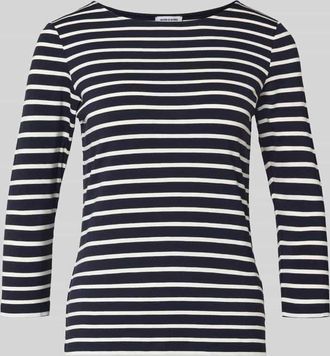 More & More More & More T-Shirt mit Rundhalsausschnitt und 3/4-Arm in Marine, Gr&ouml;&szlig;e 34