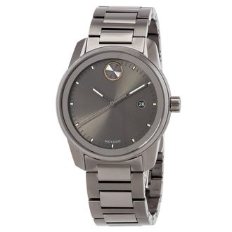 Movado BOLD Verso Quartz Grey Dial Mens Watch 3600736