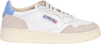 Autry Medalist Low - Dames - Sneakers - Wit - 36 EU - Leer - Schoenen