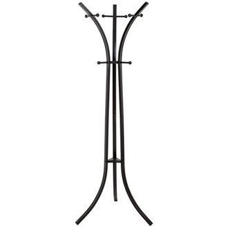 Wanderlust Deco Perchero de metal negro y 6 ganchos 177x63x51h cm