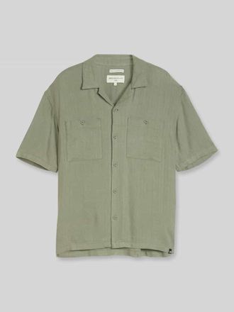 Tom Tailor Denim Loose Fit Freizeithemd aus Leinen-Viskose-Mix in Mint, Gr&ouml;&szlig;e XXL