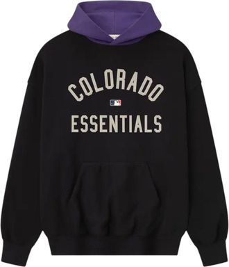 Fear of God Rockies Sport Hoodie Vintage Black Purple Reign 192ML252023F