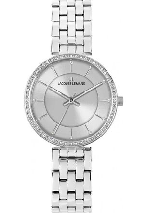 Jacques Lemans Womens 1-2212A Ladies Milano Watch - Silver - One Size