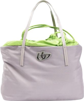 Byblos Borsa Tote in Nylon - - Bags - Donna - Grigio - ONE SIZE