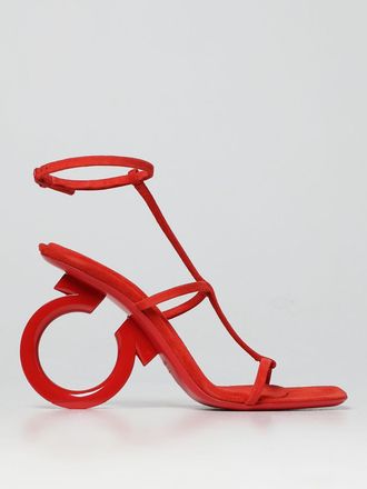 Ferragamo Heeled Sandal FERRAGAMO Woman color Red
