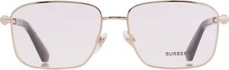 Burberry Demo Rectangular Mens Eyeglasses BE1389 1109 56