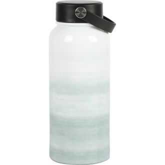 Gibson Home Brampton 30 Ounce Stainless Steel Double Wall Thermal Bottle With Lid in Green at Nordstrom