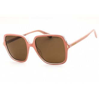 Polaroid Polarized Bronze Square Ladies Sunglasses PLD 6219/S 035J/SP 56