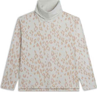 Freddy Felpa in viscosa interlock effetto tricot fantasia animalier