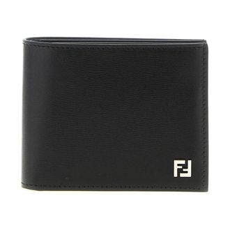 Fendi Billetera Bi-Fold con Logo FF - Accessories - Hombre - Negro - ONE SIZE