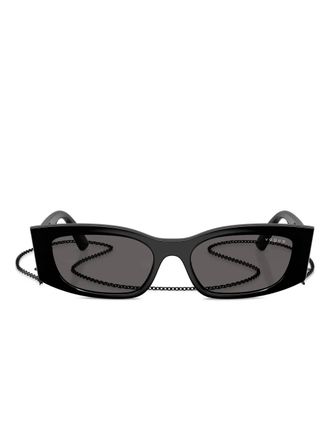 Vogue Eyewear Occhiali da sole con catena - Nero