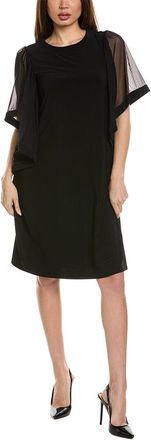 Joseph Ribkoff Mesh Angel Wing Mini Dress