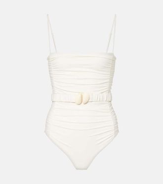Johanna Ortiz Whispering Tides belted swimsuit