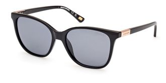 Skechers SE6361 Polarized 01D Womens Sunglasses Black Size 56