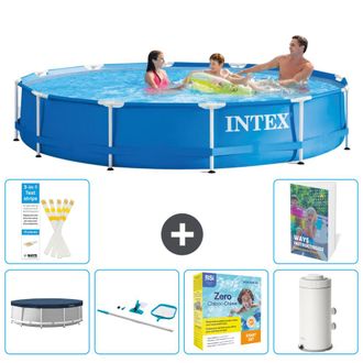 Intex Piscina Con Estructura Redonda - 366x76 Cm - 7-piezas S91