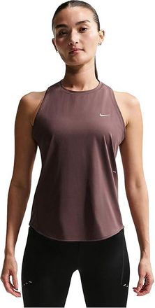 Nike Swift Dri-FIT Running Tank Top Womens Clothing Tattoo/Reflective Silver : 2XL (US 20-22), Mesh/Polyester/Spandex