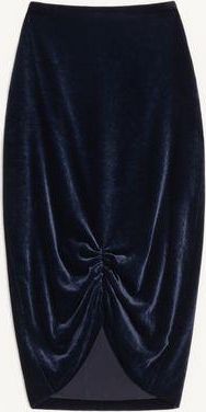 Valentino Velvet Skirt Wo