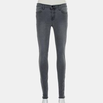 J Brand Grey Denim Super Skinny Maria Jeans