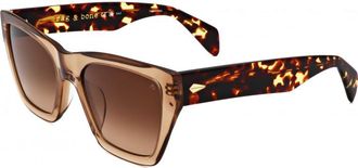 Rag & Bone Womens RNB1046 G S 54 XNZ Sunglasses - Brown - One Size