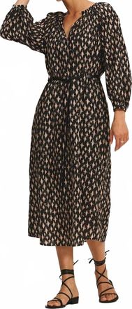 Velvet Raine Midi Dress In Nightfall