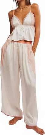 Free People Anywhere With You Romantic Two Piece Set In Jett Stream