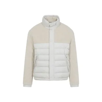 Moncler Light Beige Color Block Jacket