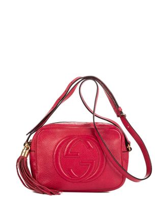 Gucci medium Soho tassel-embossed crossbody bag - Pink