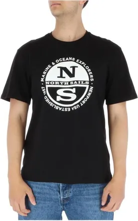 North Sails Uomo, Top, Nero, L, new