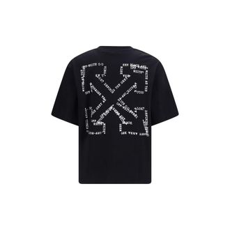 Off-white Mens Black Cotton T-Shirt