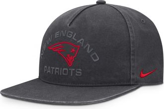 Nike New England Patriots Primetime Pro Nike Mens NFL Adjustable Hat in Grey | NF5706F8K-6CZ