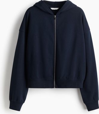 H&M Hoodiejacke - Blue
