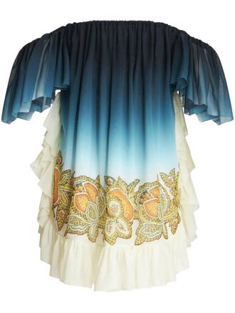 Etro Printed Silk Mini Dress