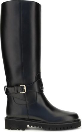 Valentino Garavani Black Leather Boots