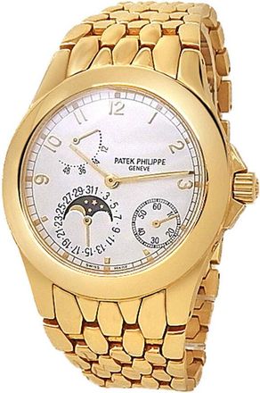 Patek Philippe Pre-owned Patek Philippe Neptune Power Reserve Automatic Silver Dial Mens Watch 5085/1J